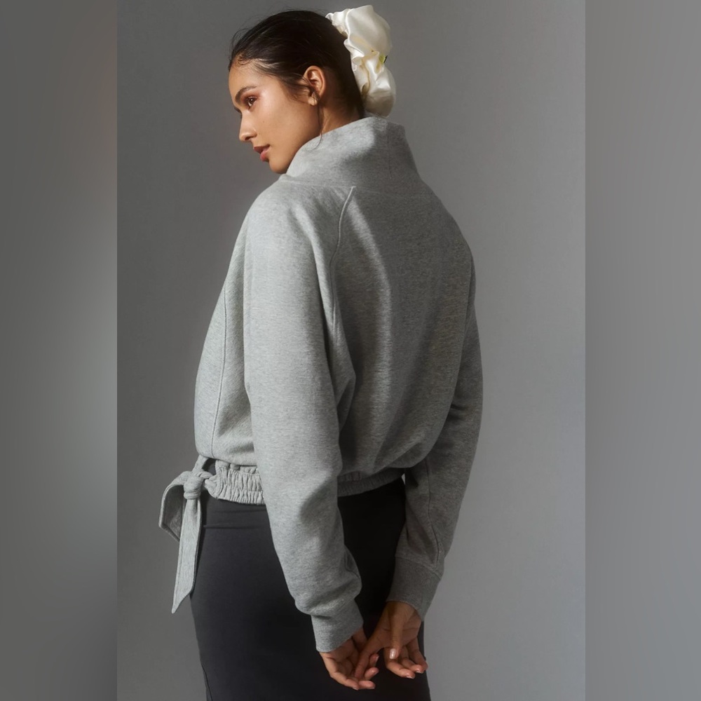 Daily Practice by Anthropologie Long-Sleeve Funnel Neck Sweatshirt - Picture 3 of 7